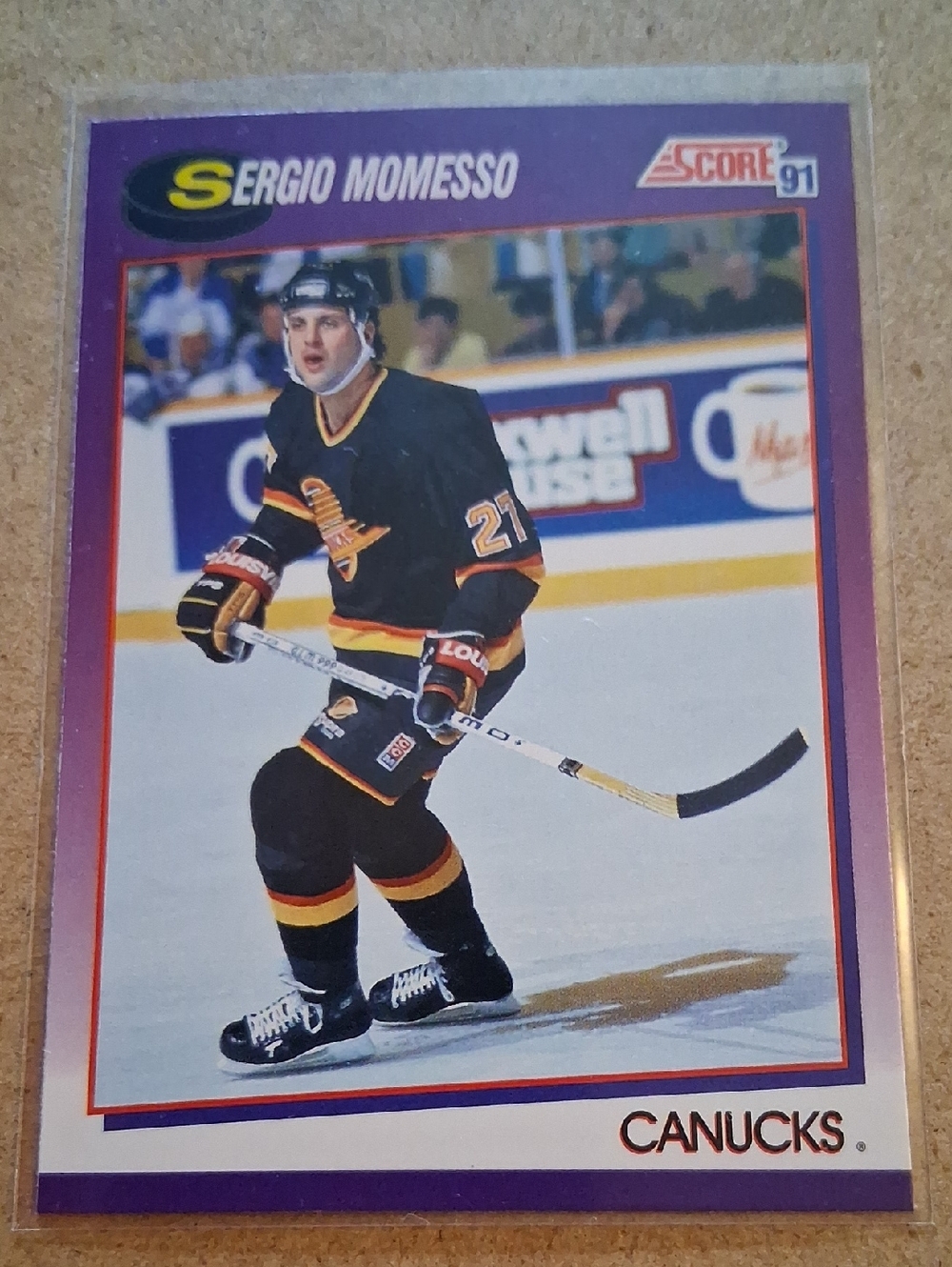 Sergio Momesso Canucks/St. Louis Blues Hockey Trading Cards